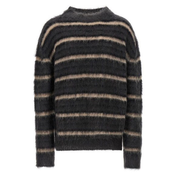 Marni Brushed Mohair Sweater With Multicolor Gauze Stripe Pattern - NWT - Picture 1 of 4